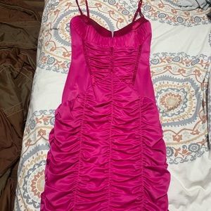 Hot pink Bebe dress
